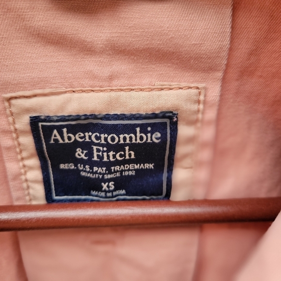 Abercrombie & Fitch military dusty rose Barbie  Y2K cotton  xs - Picture 3 of 14